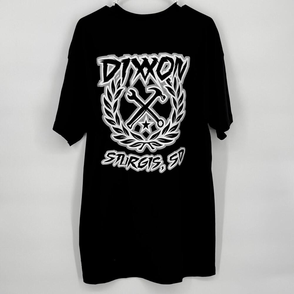 Dixxon Shirt Mens XL Black Sturgis SD Motorcycle Biker Graphic Tee Event USA